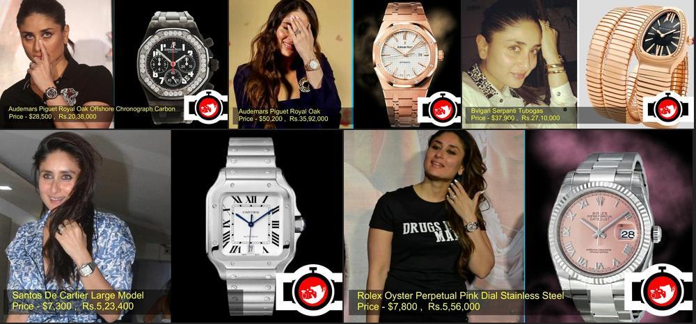 Kareena Kapoor's Stunning Watch Collection - A Look at Her Favorite Brands